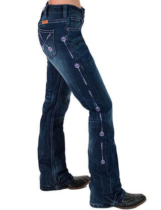 Purple Arrows Bootcut Jeans by Cowgirl Tuff – Apparel from Bronco Western Supply Co.