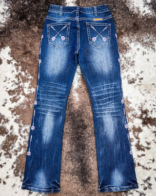 Purple Arrows Bootcut Jeans by Cowgirl Tuff – Apparel from Bronco Western Supply Co.