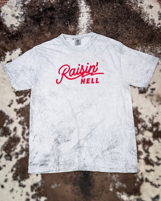 Raisin' Hell Graphic Tee – Apparel from Bronco Western Supply Co.