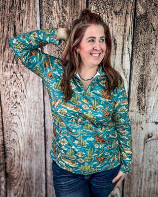 Ranch Raised Fitted Pullover by Sterling Kreek – Apparel from Bronco Western Supply Co.