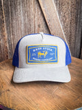 "RANK STOCK" Hooey Grey/Blue Hat - Apparel - Hooey - Bronco Western Supply Co.