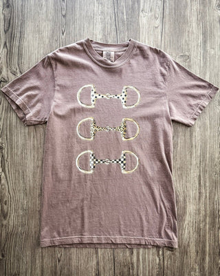 Remy Horse Bit Graphic Tee in Espresso – Apparel from Bronco Western Supply Co.