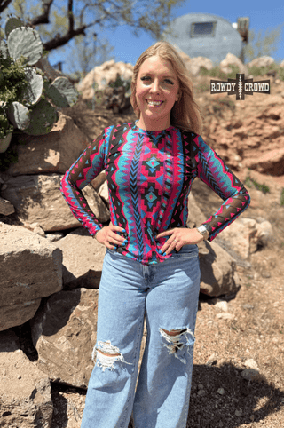 Retro Funk Mesh Top – Shirts & Tops from Bronco Western Supply Co.