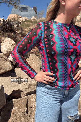 Retro Funk Mesh Top – Shirts & Tops from Bronco Western Supply Co.