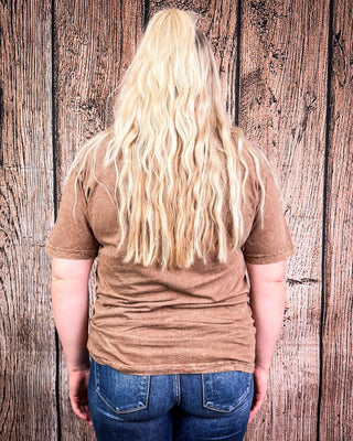 Retro Long Live Cowgirls Graphic Tee - Mocha – Apparel from Bronco Western Supply Co.