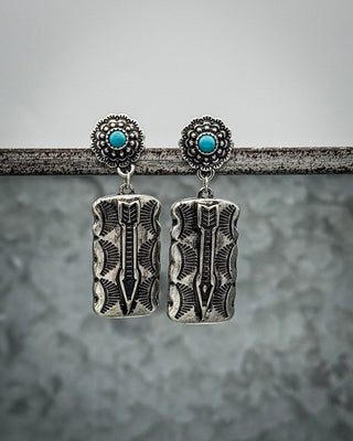 Ridgeline Bar Dangle Earrings – Jewelry from Bronco Western Supply Co.