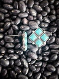 Rio Turquoise Diamonds Stud Earrings - Jewelry - Bronco Western Supply Jewelry - Bronco Western Supply Co.