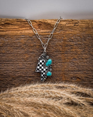 Riot Ridge Lightning Bolt Necklace – Jewelry from Bronco Western Supply Co.