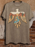 Roam Free Graphic Tee - Mocha - Apparel - Bronco Western Supply Co. - Bronco Western Supply Co.