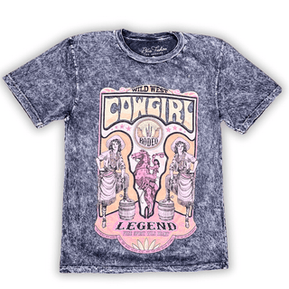 Rodeo Legend Graphic Tee - Black – Apparel from Bronco Western Supply Co.