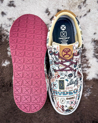 Rodeo Remix Twisted X Hooey Loper Sneaker - Toasted Almond and Multi – Women's Shoes from Bronco Western Supply Co.