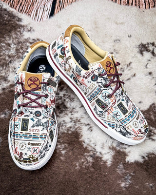Rodeo Remix Twisted X Hooey Loper Sneaker - Toasted Almond and Multi – Women's Shoes from Bronco Western Supply Co.