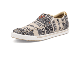 Ronda Twisted X Hooey Slip - On Loper - Taupe & Black – Women's Shoes from Bronco Western Supply Co.