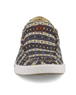 Ronnie Twisted X Hooey Slip - On Loper Sneakers - Black and Yellow Multi – Women's Shoes from Bronco Western Supply Co.