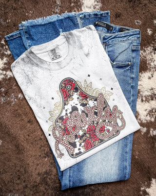 Rope Howdy Graphic Tee – Apparel from Bronco Western Supply Co.