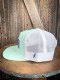 "ROPE LIKE A GIRL" Hooey Mint/White Hat - Apparel - Hooey - Bronco Western Supply Co.