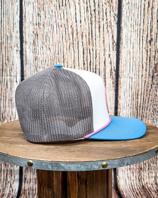 Rope Like a Girl - Turquoise and Pink Hooey Hat – Accessories from Bronco Western Supply Co.