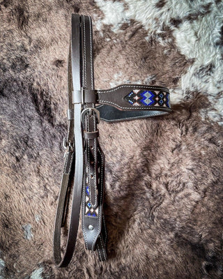 Royal King Beaded Longhorn Browband Headstall – Headstalls & Accessories from Bronco Western Supply Co.