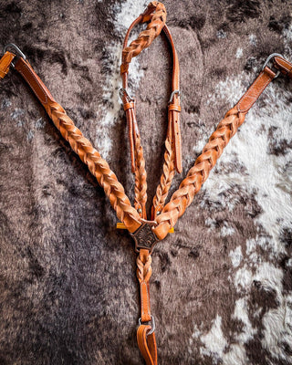 Royal King Braided Leather Breastcollar – Breast Collars from Bronco Western Supply Co.