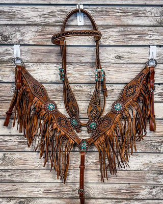 Royal King - Selena Headstall and Breastcollar Set – Horse Tack from Bronco Western Supply Co.