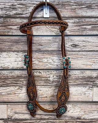 Royal King - Selena Headstall and Breastcollar Set – Horse Tack from Bronco Western Supply Co.