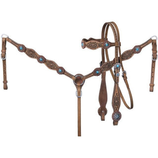 Royal King - Serenity Headstall and Breastcollar Set – Horse Tack from Bronco Western Supply Co.
