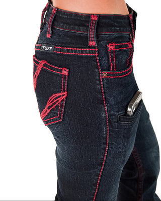 Ruby Natural Waist Bootcut Jeans by Cowgirl Tuff – Apparel from Bronco Western Supply Co.