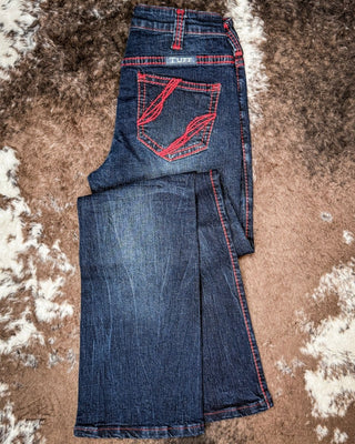 Ruby Natural Waist Bootcut Jeans by Cowgirl Tuff – Apparel from Bronco Western Supply Co.