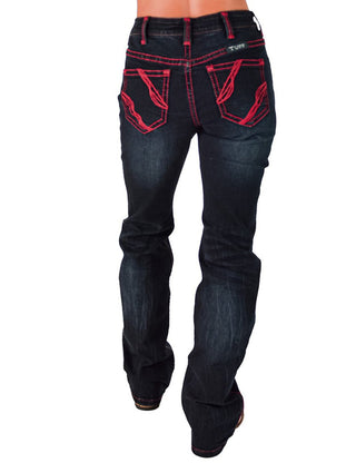 Ruby Natural Waist Bootcut Jeans by Cowgirl Tuff – Apparel from Bronco Western Supply Co.