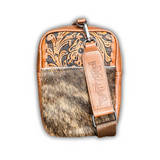 Rhett Cowhide Sling Bag - Brown