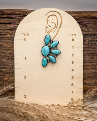 Sable Bloom Floral Stud Earrings – Jewelry from Bronco Western Supply Co.