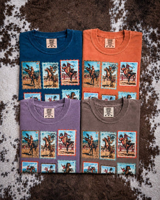Saddle Post Rodeo Graphic Tee – Apparel from Bronco Western Supply Co.