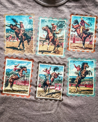 Saddle Post Rodeo Graphic Tee – Apparel from Bronco Western Supply Co.