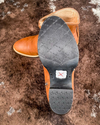 Sadie Twisted X Ankle Booties - Tan – Women's Shoes from Bronco Western Supply Co.