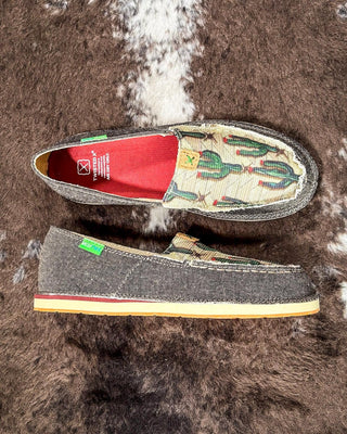 Saguaro Twisted X Slip - On Loafer - Dust & Cactus Print – Women's Shoes from Bronco Western Supply Co.