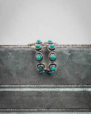 Sam Turquoise Hoop Earrings – Jewelry from Bronco Western Supply Co.