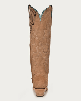 Sand Solstice Tall Suede Snip Toe Boots in Sand by Corral Boots – Women's Boots from Bronco Western Supply Co.