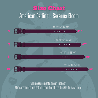 Savanna Bloom Leather Belt – Accessories from Bronco Western Supply Co.