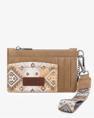 Savannah Aztec Card Holder in Khaki by Wrangler – Purses & Wallets from Bronco Western Supply Co.