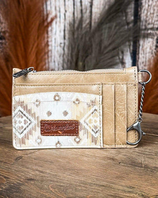 Savannah Aztec Card Holder in Khaki by Wrangler – Purses & Wallets from Bronco Western Supply Co.