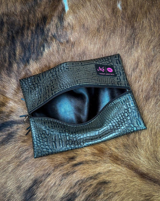 Shade of Bronze Makeup Bag by Makeup Junkie Bags – Accessories from Bronco Western Supply Co.