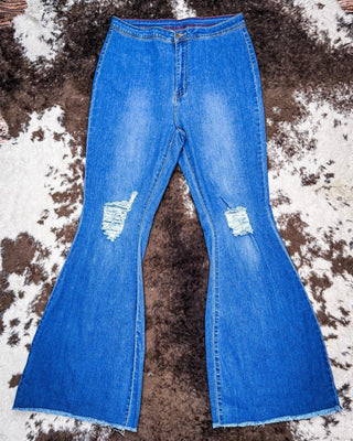 Shannon Flare Jeans - Indigo – Apparel from Bronco Western Supply Co.