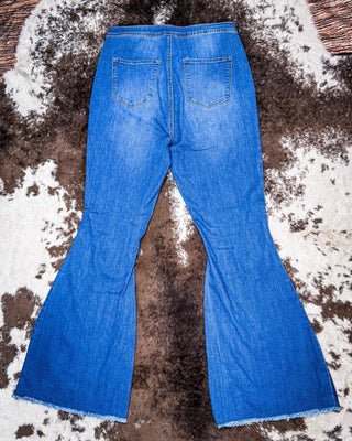 Shannon Flare Jeans - Indigo – Apparel from Bronco Western Supply Co.