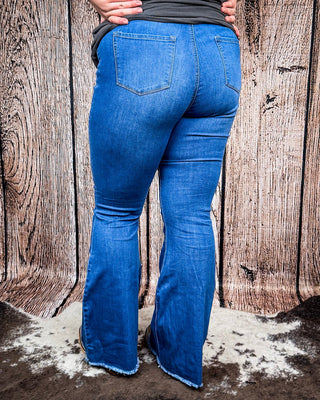 Shannon Flare Jeans - Indigo – Apparel from Bronco Western Supply Co.