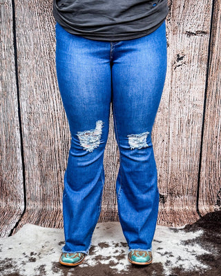 Shannon Flare Jeans - Indigo – Apparel from Bronco Western Supply Co.