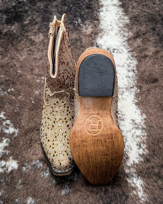 Shay Jewells Bootie in Tan by Roper – Women's Shoes from Bronco Western Supply Co.