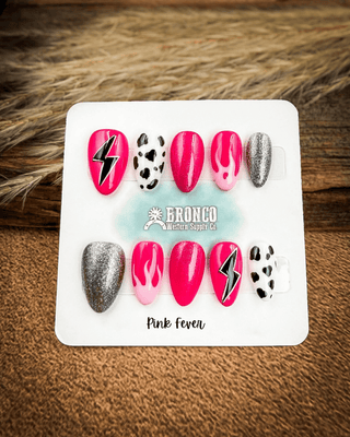 Short Almond Western Press-On Nails – Press-on Nails from Bronco Western Supply Co.