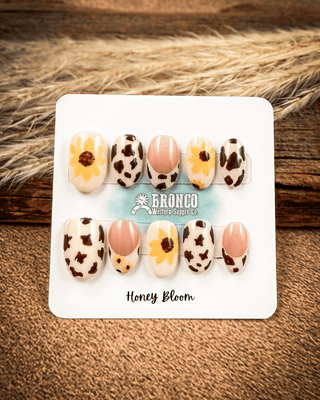 Short Oval Western Press-On Nails – Press-on Nails from Bronco Western Supply Co.