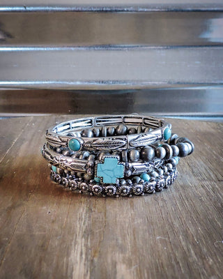Sierra Stackable Fashion Stretch Bracelet – Jewelry from Bronco Western Supply Co.