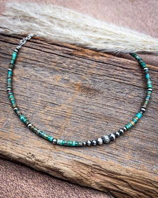 Sierra Verde Turquoise Heishi Necklace – Jewelry from Bronco Western Supply Co.